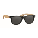 Occhiali da sole vintage stanghette bamboo lenti specchiate BeachWood seconda vista