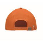 Cappelli baseball 6 pannelli cotone pettinato regolabile Cottonstyle color arancione terza vista