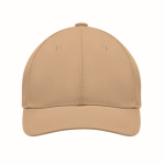 Cappelli baseball 6 pannelli cotone pettinato regolabile Cottonstyle color beige seconda vista