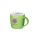 Tazza Mochaccino color verde chiaro  immagine con logo