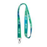 Lanyard Sublim 15mm color bianco vista area di stampa