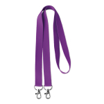 Lanyard Duo 15mm color viola