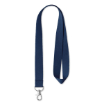 Lanyard Woven 15mm color blu mare