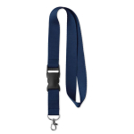 Lanyard Woven Plus 15mm color blu mare