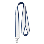 Lanyard Double 20mm color blu mare