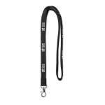 Lanyard Lace 10mm color nero vista area di stampa