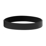 Braccialetti in silicone economici personalizzati con Altorilievo color nero