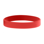 Braccialetti in silicone economici personalizzati con Altorilievo color rosso