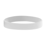 Braccialetti in silicone economici personalizzati con Altorilievo color bianco