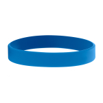 Braccialetti in silicone economici personalizzati con Altorilievo color azzurro