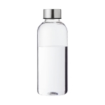 Bottigliette di plastica personalizzate tappo in alluminio 600ml City color trasparente seconda vista frontale