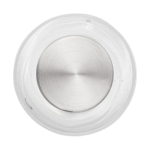 Bottigliette di plastica personalizzate tappo in alluminio 600ml City color trasparente terza vista frontale