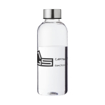 Bottigliette di plastica personalizzate tappo in alluminio 600ml City color trasparente