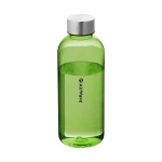 Bottigliette di plastica personalizzate tappo in alluminio 600ml City color verde trasparente vista con stampa tampografica