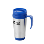 Bicchiere termico take away con manico colorato 400ml Barista vista area di stampa