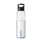 Borracce personalizzate in tritan tappo a vita 650ml Sunset color nero vista con stampa tampografica