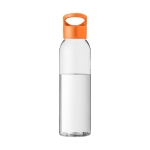 Borracce personalizzate in tritan tappo a vita 650ml Sunset color arancione seconda vista frontale