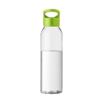 Borracce personalizzate in tritan tappo a vita 650ml Sunset color lime seconda vista frontale