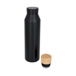 Bottiglia personalizzata con tappo in sughero 590ml Avenue Park color nero seconda vista
