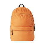 Zaino promozionale tanti colori doppio scomparto tasca frontale Teens color arancione vista frontale