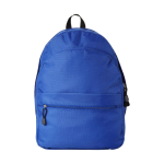 Zaino promozionale tanti colori doppio scomparto tasca frontale Teens color blu reale vista frontale