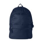 Zaino promozionale tanti colori doppio scomparto tasca frontale Teens color blu mare vista frontale