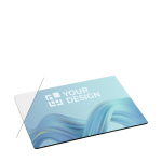 Mouse pad personalizzato in schiuma EVA e carta laminata Publish vista area di stampa