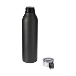 Borraccia alluminio da personalizzare finitura mate Aluring 650ml color nero seconda vista