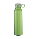 Borraccia alluminio da personalizzare finitura mate Aluring 650ml color verde chiaro  seconda vista frontale