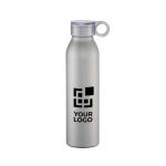 Borraccia alluminio da personalizzare finitura mate Aluring 650ml vista area di stampa