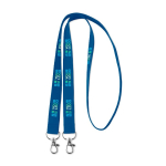 Lanyard Duo Sublim Express 15mm color bianco vista principale
