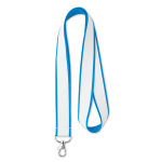 Lanyard Double Sublim Express 20mm color azzurro ciano