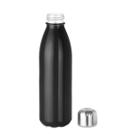 Colorate bottiglie d'acqua personalizzate 650ml UrbanStyle Crystal color nero seconda vista