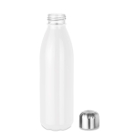 Colorate bottiglie d'acqua personalizzate 650ml UrbanStyle Crystal color bianco seconda vista