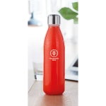 Colorate bottiglie d'acqua personalizzate 650ml UrbanStyle Crystal color arancione seconda vista ambiente 2