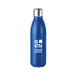 Colorate bottiglie d'acqua personalizzate 650ml UrbanStyle Crystal color blu reale vista area di stampa