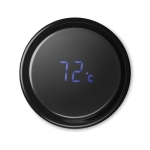 Thermos personalizzati con termometro touch a LED sul tappo 450ml Touch color nero seconda vista