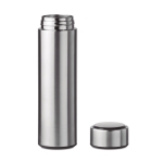 Thermos personalizzati con termometro touch a LED sul tappo 450ml Touch color argento opaco seconda vista