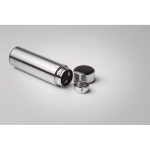 Thermos personalizzati con termometro touch a LED sul tappo 450ml Touch color argento opaco terza vista