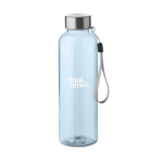 Eleganti borracce ecologiche con tappo antigoccia 500ml rPET color azzurro trasparente vista principale