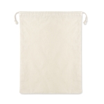 Sacchetti da 140g con trama a rete da 110g con chiusura coulisse Eco Verdure color beige seconda vista