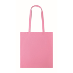 Colorate shopper personalizzate di cotone da 180 g/m² EcoColor Superb color rosa seconda vista