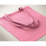 Colorate shopper personalizzate di cotone da 180 g/m² EcoColor Superb color rosa terza vista fotografica