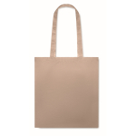 Colorate shopper personalizzate di cotone da 180 g/m² EcoColor Superb color sabbia seconda vista