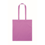 Colorate shopper personalizzate di cotone da 180 g/m² EcoColor Superb color viola seconda vista