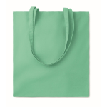 Colorate shopper personalizzate di cotone da 180 g/m² EcoColor Superb color verde menta