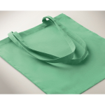 Colorate shopper personalizzate di cotone da 180 g/m² EcoColor Superb color verde menta terza vista fotografica