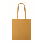 Colorate shopper personalizzate di cotone da 180 g/m² EcoColor Superb color miele seconda vista