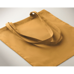 Colorate shopper personalizzate di cotone da 180 g/m² EcoColor Superb color miele terza vista fotografica