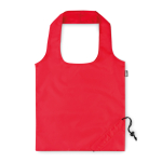 Borsa di plastica riciclata ripiegabile per la spesa Strawberry RPET color rosso
